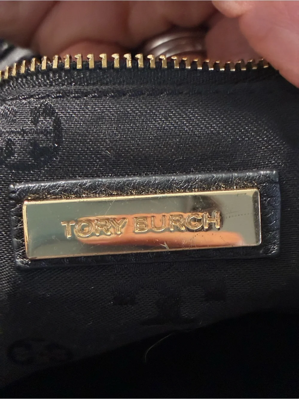 Tory Burch Black Braided-Handle Leather Shoulder Bag